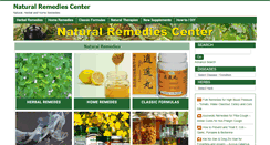 Desktop Screenshot of naturalremediescenter.com